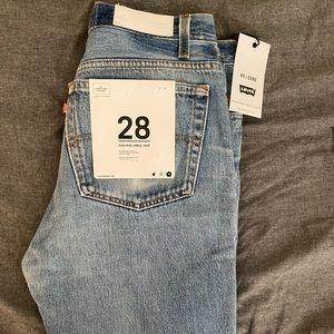 RE/DONE x Levi high rise ankle crop Jean